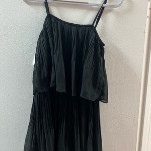 black spaghetti strap romper